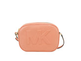 Michael Kors Jet Set Travel Medium Sherbert Leather Oval Camera Crossbody Bag -  Luxury Cross Body Bag for Women -  Michael Kors.